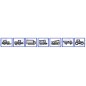 LED rotating beacon 12-24V flat base 130x140mm tractor agricultural machine
