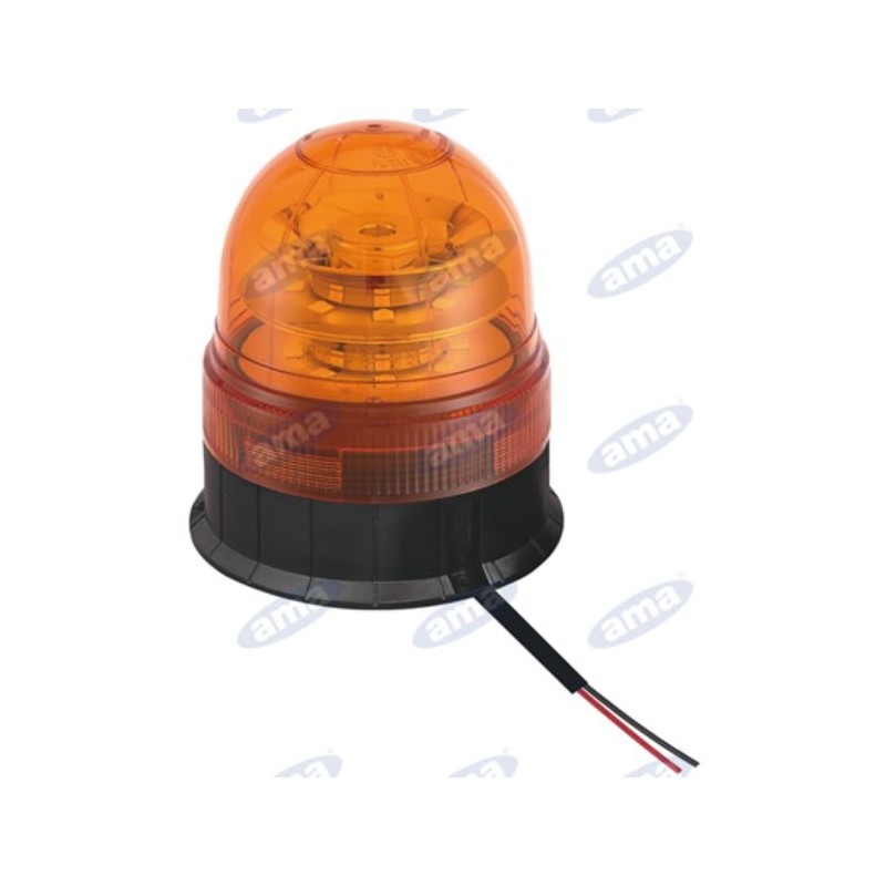 LED rotating beacon 12-24V flat base 160x140mm tractor agricultural machine
