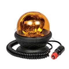 NEWGARDENSTORE faro giratorio saturnello 12V base magnética para tractor agrícola | NewgardenAgri.com
