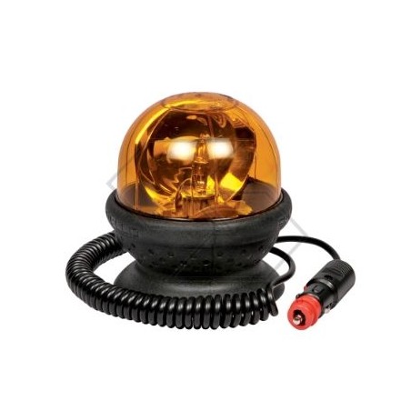 NEWGARDENSTORE faro giratorio saturnello 12V base magnética para tractor agrícola | NewgardenAgri.com