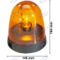 Beacon 24V 70W flat base 164x146mm self-propelled agricultural machine tractor Beacon 24V 70W flat base 164x146mm self-propelled agricultural machine tractor