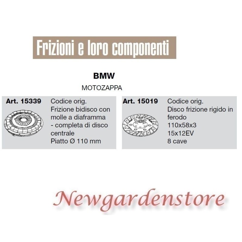 Embrayage à deux disques compatible BMW avec ressorts à disques 15339 15019 Embrayage à deux disques compatible BMW avec ressorts à disques 15339 15019