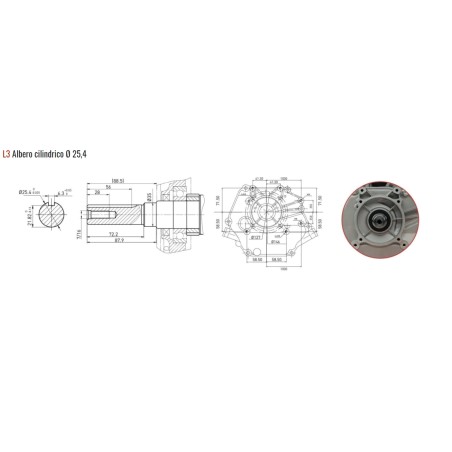 Motore motocoltivatore ZANETTI BENZINA ZBM420L3EV cilindrico avviamento elettrico