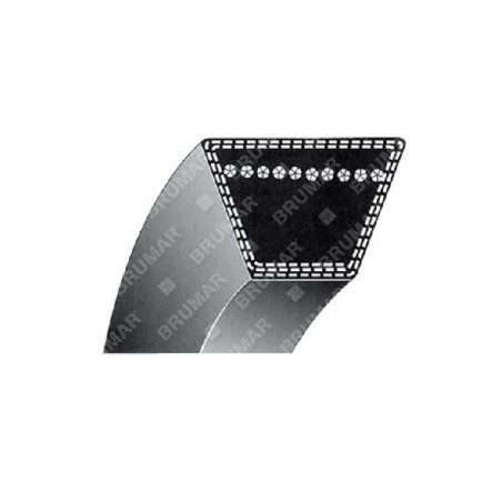 Courroie trapézoïdale section 5L - type B 25 pouces pour motobineuses MARAZZINI COMPATIBLE - 011048 | NewgardenAgri.com