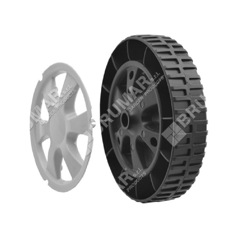 Ruota diametro 180 mm per biotrituratori IKRA - MOGATEC COMPATIBILE - 049908