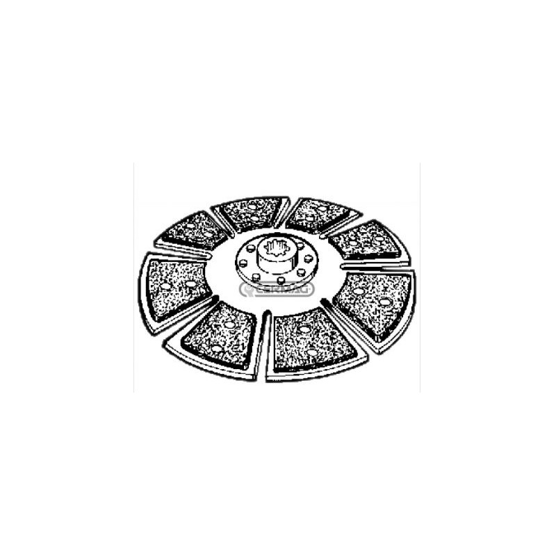 NEWHOLLAND clutch disc for agricultural tractor 1180 1180DT 15374