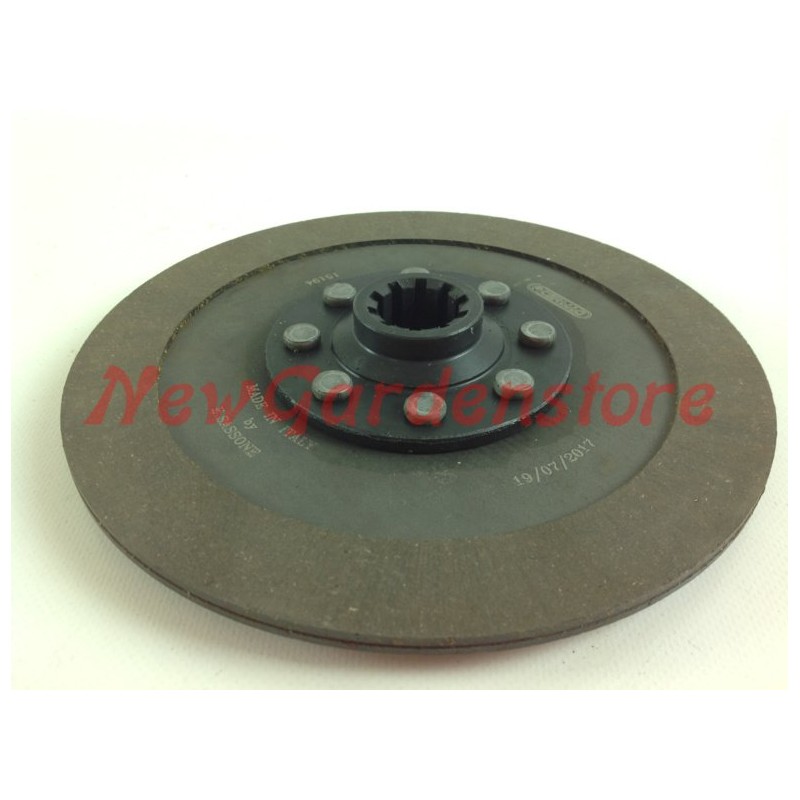 Disque d'embrayage rigide 10 fente tondeuse 124 125 126 BERTOLINI 15194