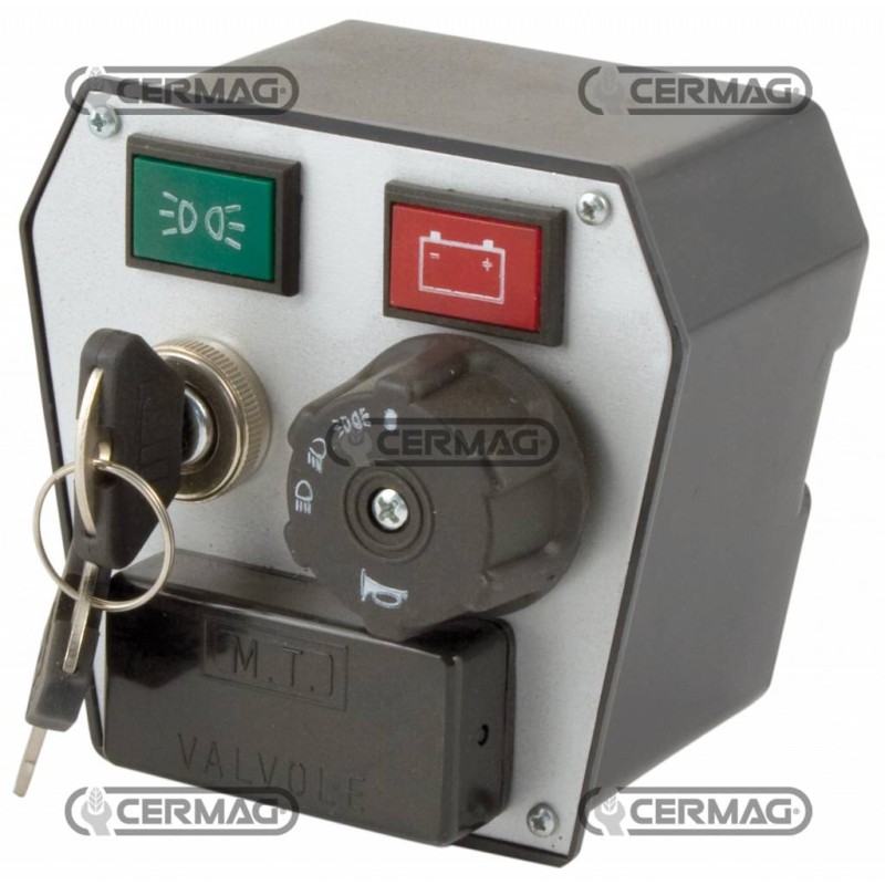 Dashboard for light system with battery for agricultural machine 35014