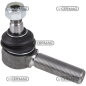 Steering head Thread M24x2 Right COMPATIBLE - 62396