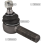 Tête de direction avec roulement en acier Filetage M24x1,5 Droit COMPATIBLE - 62163
