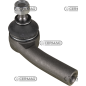 Cabezal de dirección acodado a la derecha rosca M16x1.5 Izquierdo COMPATIBLE - 65076