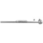 Steering tie rod 180 ° rotation Rod diameter 19 mm with 7 notches COMPATIBLE - 62183