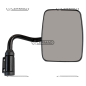 Complete right black mirror FOR COMPATIBLE Right Side CABINS - 62711