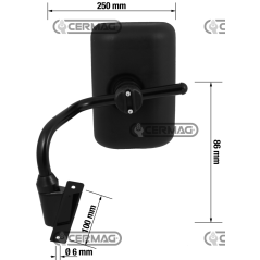 COMPATIBLE espejo CPL izquierdo - 63011 | NewgardenAgri.com