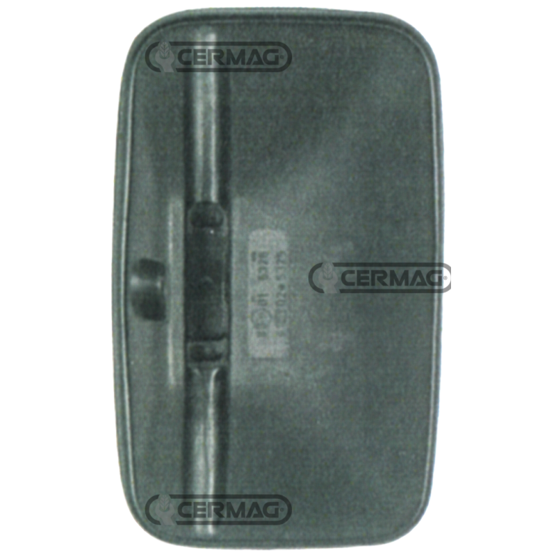 COPPA NERA DI RICAMBIO 293x172 CON VETRO BIANCO COMPATIBILE - 64512