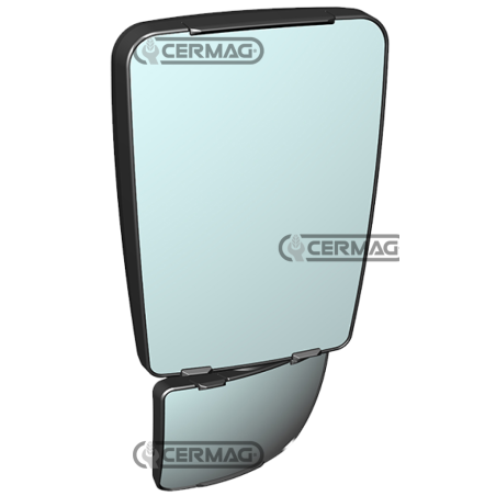 Coque de rétroviseur double complète SAME SX - COMPATIBLE DROITE - 65523 | NewgardenAgri.com
