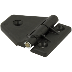 Nylon glass hinge with rubber and spacer COMPATIBLE - 62084 | NewgardenAgri.com