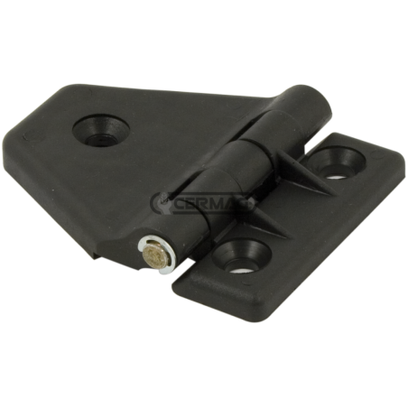 Cerniera in nylon per vetri con gommino e distanziale COMPATIBILE - 62084 | NewgardenAgri.com
