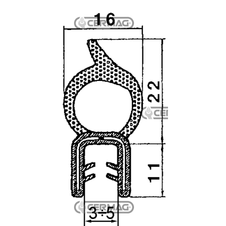 GUARNIZIONI PER CABINE COMPATIBILE - 62727 | NewgardenAgri.com