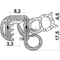 GUARNIZIONI PER CABINE COMPATIBILE - 64323