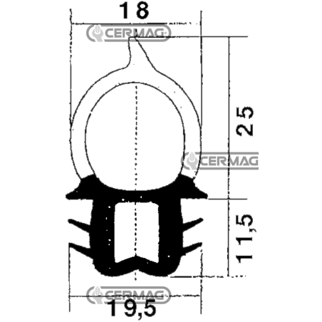 GUARNIZIONI PER CABINE COMPATIBILE - 62626 | NewgardenAgri.com