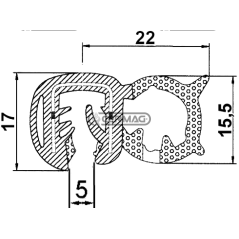 GUARNIZIONI PER CABINE COMPATIBILE - 64463 | NewgardenAgri.com