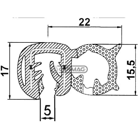 GUARNIZIONI PER CABINE COMPATIBILE - 64463 | NewgardenAgri.com