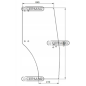 COMPATIBLE cristal puerta derecha - 000988210/10C
