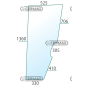 COMPATIBLE cristal puerta derecha - 092342120/20C