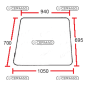 COMPATIBLE front glass - 1668901M1C