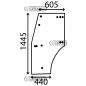 PUERTA DERECHA/IZQUIERDA CRISTAL LANDINI SERIE ORCHARD 60F/L/V COMPATIBLE - LA3311779M91