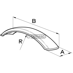 COMPATIBLE EPDM rubber mudguard - 61867 | NewgardenAgri.com