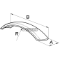 GARDE-BOUE EN CAOUTCHOUC EPDM APPLICABLES À TOUS LES CADRES OU SUPPORTS COMPATIBLES - 62761
