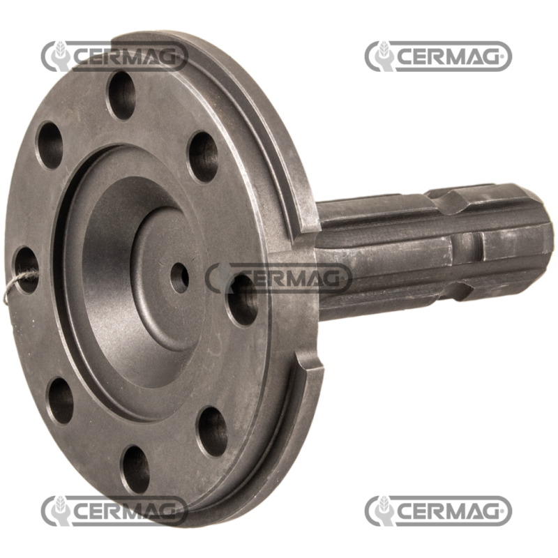 Albero presa di forza con flangia Flangia 135 mm Profilo 1"3/8-Z.6 COMPATIBILE - 32094