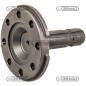 Zapfwelle mit Flansch Flansch 135 mm Profil 1"3/8-Z.6 KOMPATIBEL - 32094