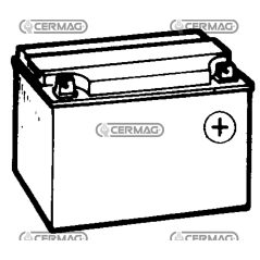 Batterie Standard 12V - ENERGECO Capacité 24 Ah Pôle positif Droit COMPATIBLE - 35428 | NewgardenAgri.com