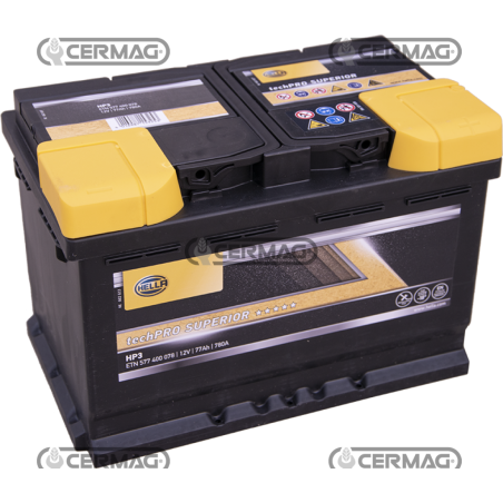 Batterie standard 12V - HELLA Capacité 80 Ah Pôle positif Droit COMPATIBLE - 36103 | NewgardenAgri.com