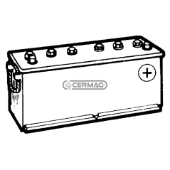 Batería estándar 12V - ENERGECO Capacidad 140 Ah Polo positivo Derecha COMPATIBLE - 35386 | NewgardenAgri.com