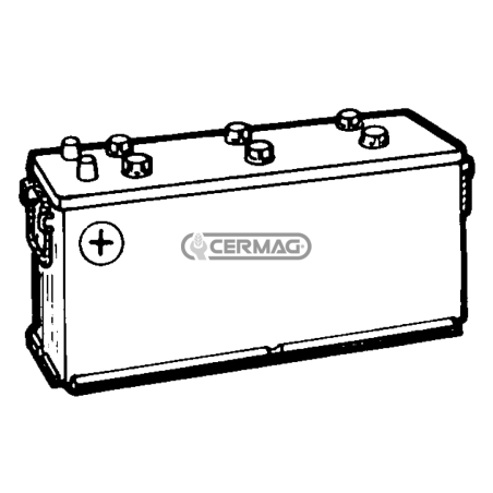 Batterie Standard 12V - ENERGECO Capacité 180 Ah Pôle positif Droit COMPATIBLE - 35387 | NewgardenAgri.com