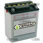 Battery with high starting point for electric starting Capacity 14 Ah Positive pole Right COMPATIBLE - 35501