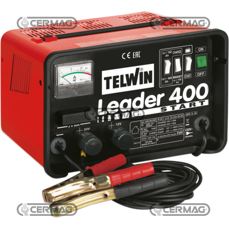 Carica batterie e avviatore 12/24V - LEADER 400 START COMPATIBILE - 36790 | NewgardenAgri.com