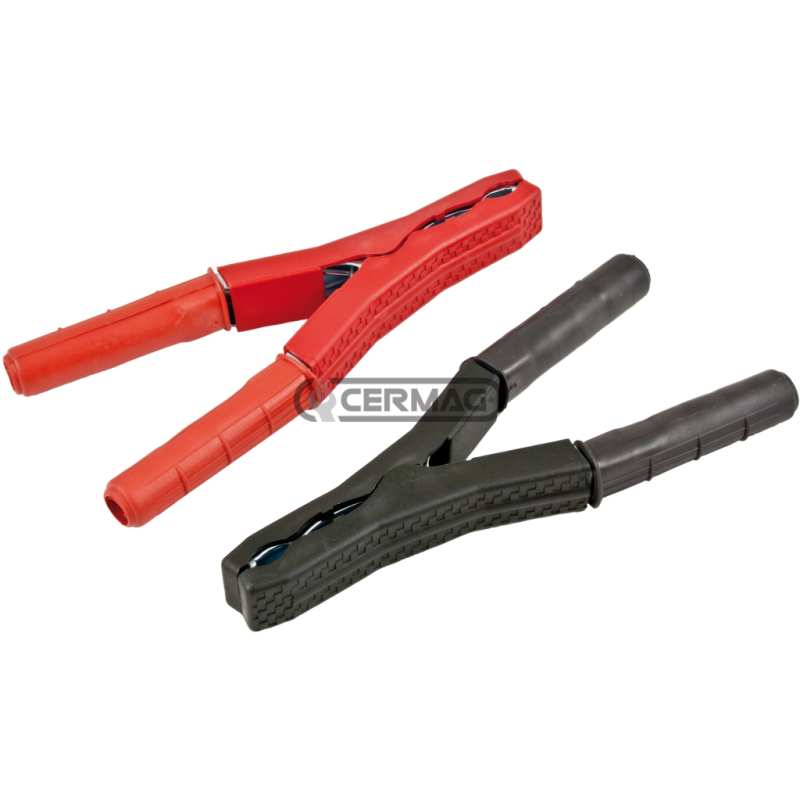 Coppia pinze portacorrente 1 rossa 1 nera Amperaggio 180 A COMPATIBILE - 35521