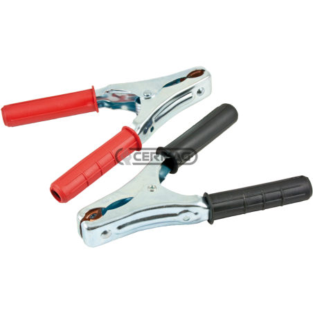 Paire de pinces ampèremétriques 1 rouge 1 noire Ampérage 400 A COMPATIBLE - 35522 | NewgardenAgri.com