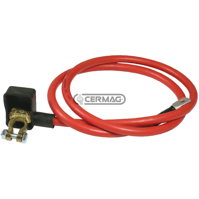 Câblage batterie avec pince et cosse de câble Polarité Positif Longueur de câble 1500 mm COMPATIBLE - 35798