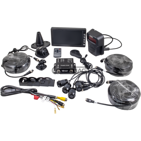 Kit radar posteriore con video 7" telecamera e sensori COMPATIBILE - 37131 | NewgardenAgri.com
