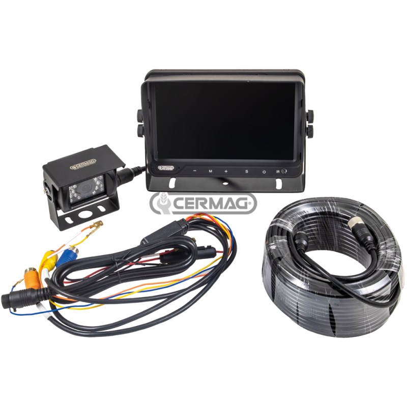 KIT CAMÉRA VIDÉO 12-24 VOLTS AVEC 1 CAMÉRA (REQUIS POUR JUSQU'À 3 CAMÉRAS) COMPATIBLE - 36099