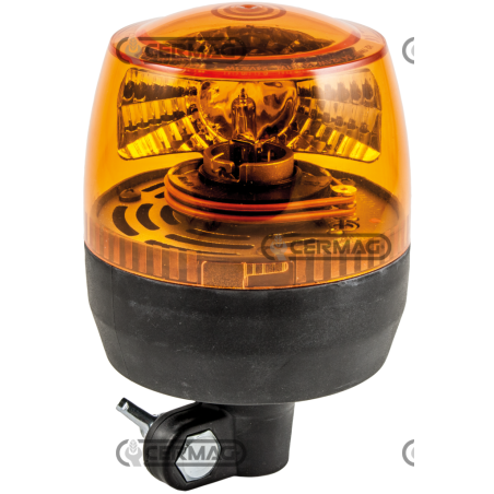 ROTATING LIGHT 12V-H21W WITH COMPATIBLE FLEXIBLE ROD BASE - 36649 | NewgardenAgri.com