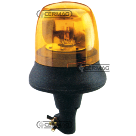 LAMPADA ROTANTE 12V AD ASTA FLESSIBILE COMPATIBILE - 36020 | NewgardenAgri.com