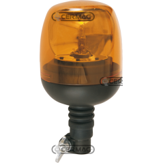 LAMPADA ROTANTE 12V AD ASTA FLEX COMPACT COMPATIBILE - 36441 | NewgardenAgri.com