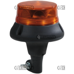 LAMPADA ROTANTE A LED 12/24V AD ASTA FLESSIBILE COMPATIBILE - 36405 | NewgardenAgri.com